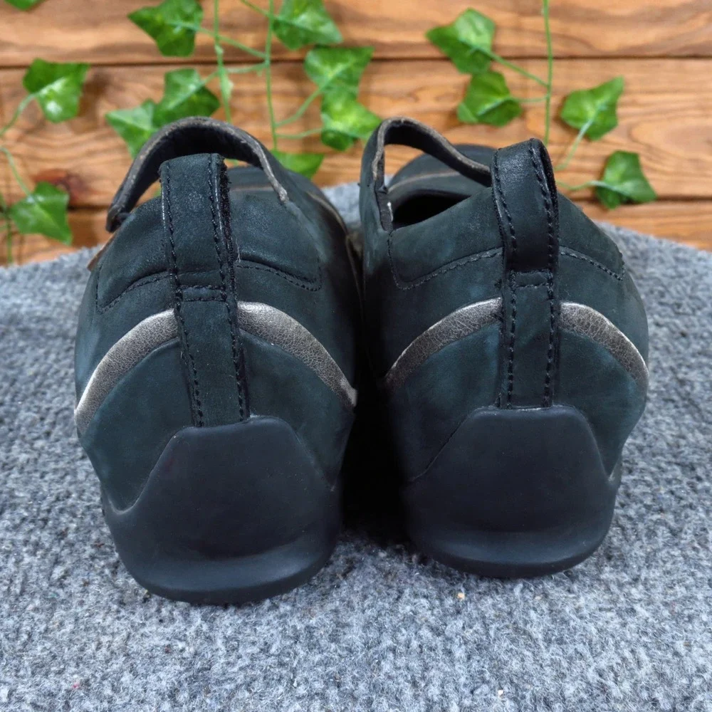 Merrell Plaza Emme Women Shoe Size 7 Walking Mary Jane Black Nubuck Leather